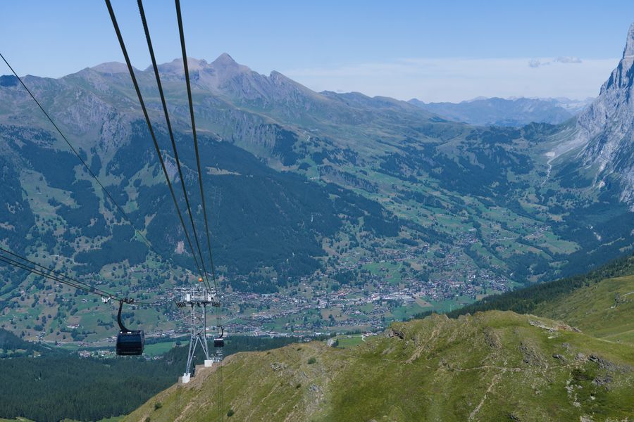 Jungfraujoch region ski terrain